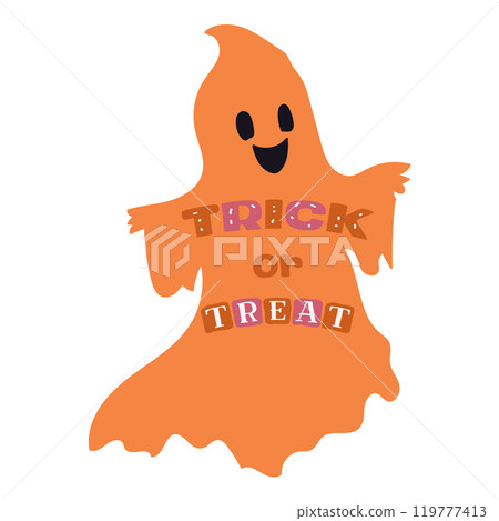Halloween theme quote. Vector illustration. 119777413