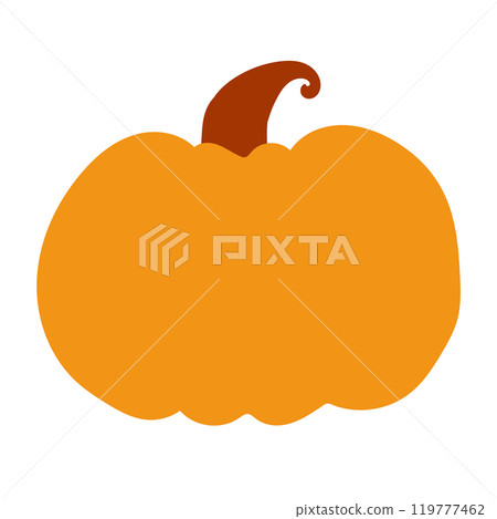 Halloween vector design element. Cute pumpkin. Halloween vector design element. Cute pumpkin. 119777462
