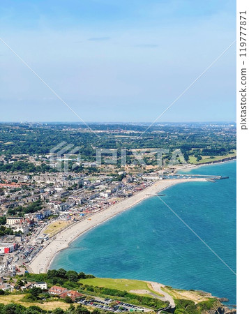 Aerial view of the seaside 119777871