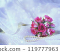 Rose flower bouquet 119777963