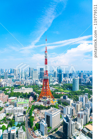 [東京]麻布台Hills前的東京鐵塔 119779511