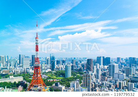 [東京]麻布台Hills前的東京鐵塔 119779532