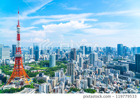 [東京]麻布台Hills前的東京鐵塔 119779533