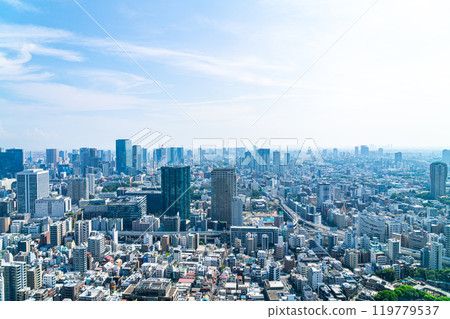 [東京] 從麻布台之丘展望台看到的城市景觀 119779537