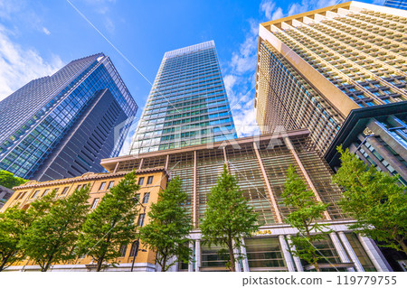 Tokyo cityscape in Japan: The financial and economic center, Marunouchi office district. Shin-Maru Building, MUFG, Eiraku Building... = 27th Tokyo cityscape in Japan: The financial and economic center, Marunouchi office district. Shin-Maru Building, MUFG, Eiraku Building... = 27th 119779755