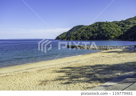 Shodoshima, Shirasaki Coast Pier, Shodoshima Town, Kagawa Prefecture Shodoshima, Shirasaki Coast Pier, Shodoshima Town, Kagawa Prefecture 119779981