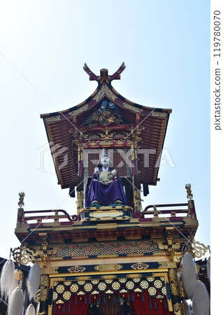 Takayama City, Gifu Prefecture - A full lineup of floats at the 2017 Takayama Festival - First spring and autumn festival float competition in 55 years - Doll floats at Gyōjindai Takayama City, Gifu Prefecture - A full lineup of floats at the 2017 Takayama Festival - First spring and autumn festival float competition in 55 years - Doll floats at Gyōjindai 119780070