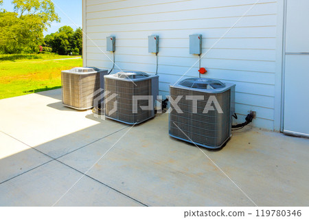 An external cooling system unit is installed with compressor condensing unit in order to remove heat, moisture from an indoor environment 119780346