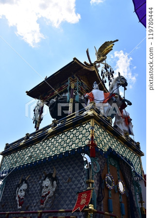 Takayama City, Gifu Prefecture - A full lineup of floats at the 2017 Takayama Festival - First spring and autumn festival float competition in 55 years - Shinbadai doll float 119780444