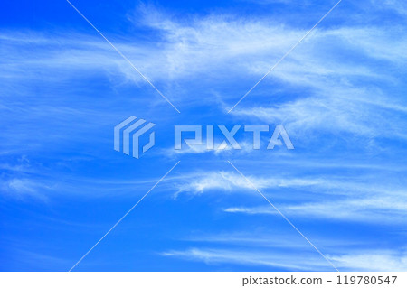 Blue sky and cloud image 119780547