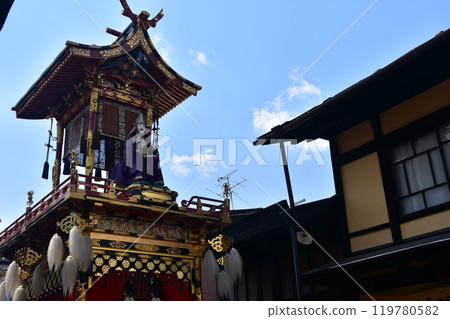 岐阜縣高山市 - 2017年高山祭花車陣容齊全 - 時隔55年首次舉辦春秋祭花車比賽 - 行神颱人偶攤位 119780582
