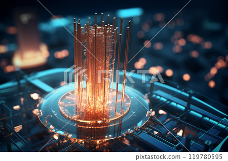 Innovative satellite communication antennas for 6g mobile networks AI Generation 119780595