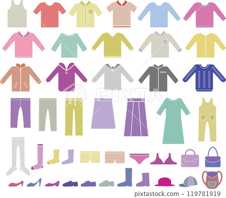 Colorful clothing set 119781919