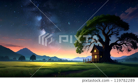 Beautiful view at night Beautiful view at night 119782289