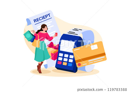Print Out Shopping Transaction 119783388