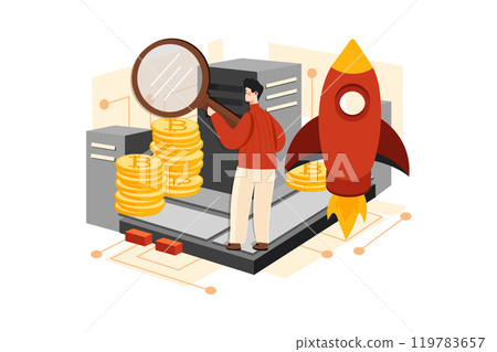 ICO Blockchain 119783657