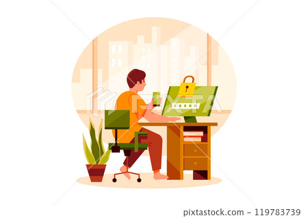 Facial Recognition Security Facial Recognition Security 119783739