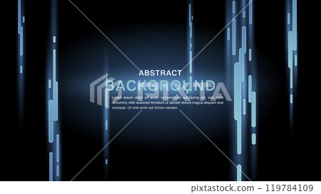 Teleportation laser light effect on black background 119784109