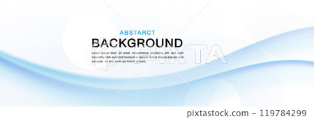 Abstract blue lines on white background 119784299