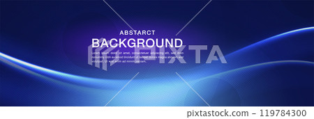 Abstract lines on dark blue background 119784300