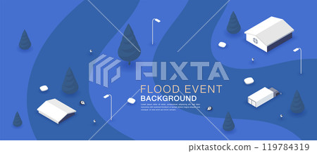 Background image of the flood event Background image of the flood event 119784319