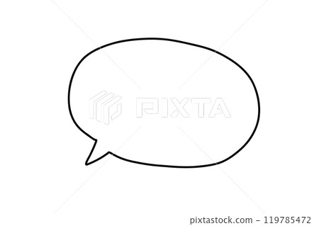 簡單的語音氣泡圖素材 119785472