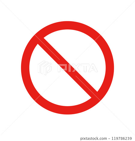 禁止標記 禁止標記 119786239