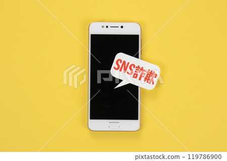 SNS fraud image photo SNS fraud image photo 119786900