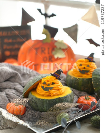 Happy Halloween with Pumpkin Mont Blanc Happy Halloween with Pumpkin Mont Blanc 119787227
