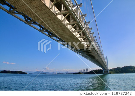 從瀨戶大橋、下津瀨戶大橋、田浦公園出發(岡山縣倉敷市) 從瀨戶大橋、下津瀨戶大橋、田浦公園出發(岡山縣倉敷市) 119787242