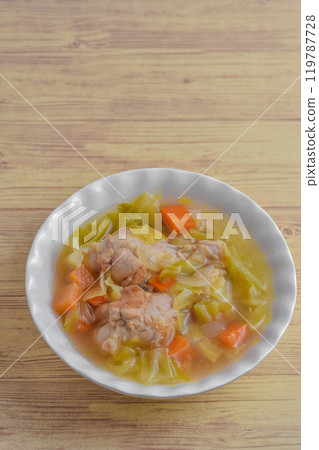 雞翅蔬菜湯 119787728
