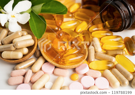 Fish oil vitamin with EPA and DHA,Alternative medicine herbal organic capsule with vitamin E omega 3. 119788199