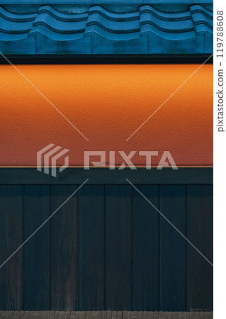 Background material: Red earthen wall Background material: Red earthen wall 119788608