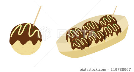 章魚燒的插圖 119788967