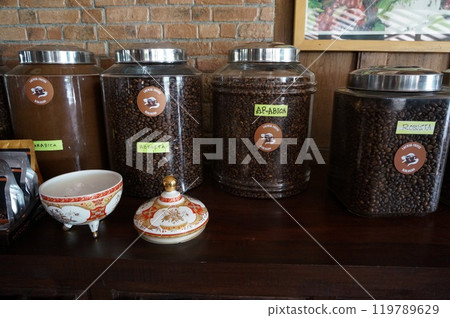 Kopi Luwak, the world's most expensive coffee (Indonesia) Kopi Luwak, the world's most expensive coffee (Indonesia) 119789629