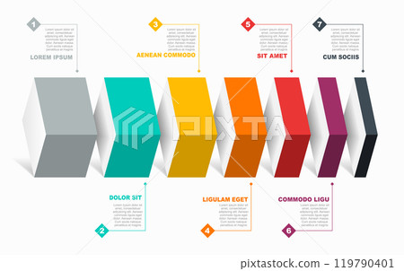 Infographic design template with place for your data. Vector illustration. 119790401