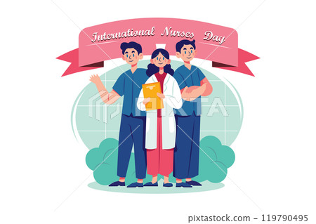 International Nurses Day (12/5) Illustrations 119790495