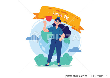 International Nurses Day (12/5) Illustrations International Nurses Day (12/5) Illustrations 119790496
