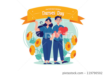 International Nurses Day (12/5) Illustrations 119790502