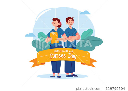 International Nurses Day (12/5) Illustrations International Nurses Day (12/5) Illustrations 119790504
