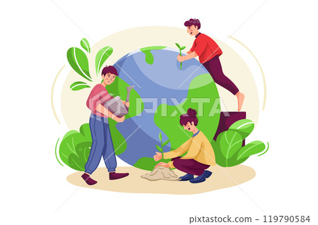 Mothers Day Illustration Pack 119790584