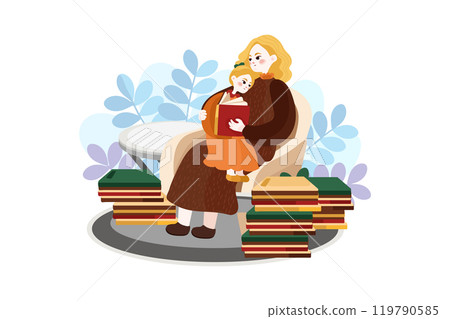 Mothers Day Illustration Pack Mothers Day Illustration Pack 119790585