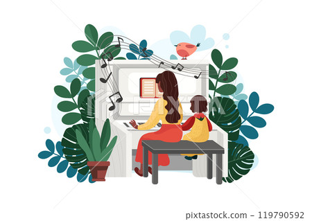 Mothers Day Illustration Pack Mothers Day Illustration Pack 119790592