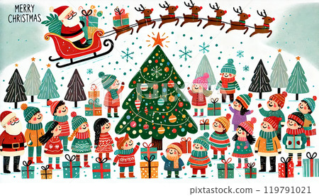 Santa and Children's Christmas Wonderland 119791021