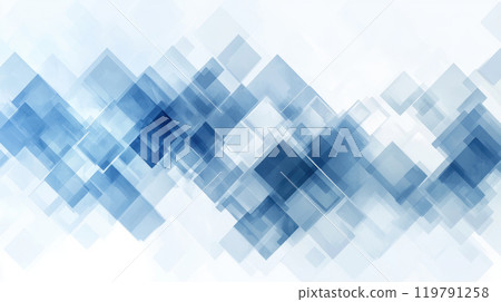 Abstract blue and white geometric background with overlapping squares, creating modern and dynamic visual effect. Ideal for design projects and presentations Abstract blue and white geometric background with overlapping squares, creating modern and dynamic visual effect. Ideal for design projects and presentations 119791258