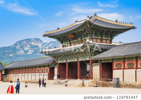 Seoul Gyeongbokgung Palace Geunjeongmun 119791447