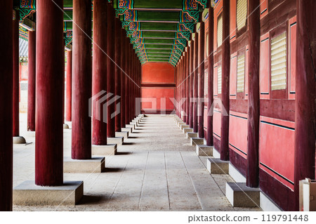 首爾景福宮迴廊 119791448