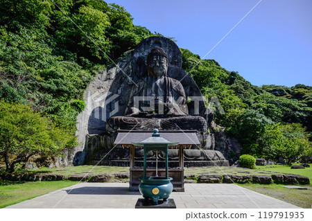 能古切山日本寺供奉著日本最大的佛像 能古切山日本寺供奉著日本最大的佛像 119791935