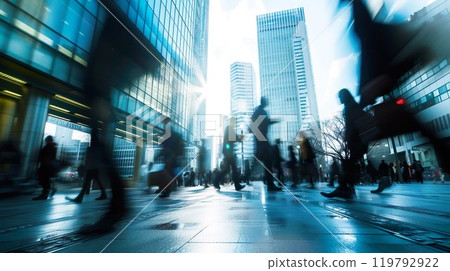 現代社會繁忙的通勤場景05 現代社會繁忙的通勤場景05 119792922