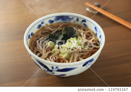 Soba noodles with sauce (steamed) Soba noodles with sauce (steamed) 119793167